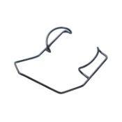 Barraquer Speculum, Large, Heavy Wire, U-Shaped Blades, V-Shaped End, Blade Length 15mm, Spread 24mm, Overall Length 1-3/4" (43mm) 1537978,11/2/6110,K1-5009